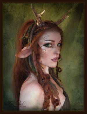 Female Satyr Sex - A beautiful faun cosplay with makeup and dread falls - 9 Faun Cosplays