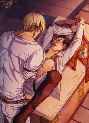 Attack On Titan Porn Female - Attack on Titan (Shingeki no Kyojin) - Erwin Smith x Levi Ackerman - Eruri