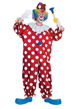 Funny Clown Famliy Guy Porn - Adult Dotted Clown Costume