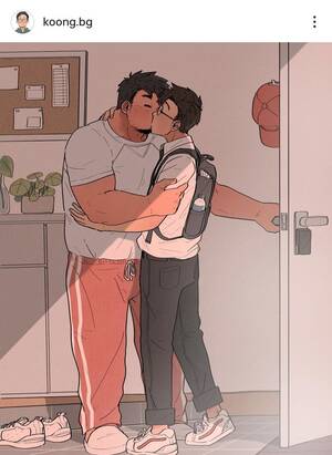 Modern Family Gay Drawn Porn - As an introverted twink this is exactly how I'd love my relationship to  look like but I've never seen a gay couple like this irl or in media. ðŸ˜­â¤ï¸  : r/gaybros