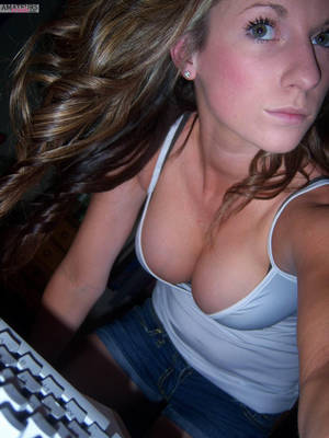 college upskirt downblouse - Sexy busty girlfriend downblouse with her big cleavage
