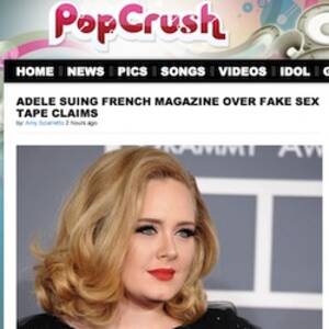 Adele Having Sex - Adele Suing Magazine Over Alleged Sex Tape | Amy Sciarretto, Writer