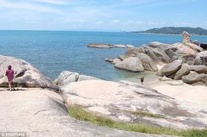 Naked Kindergarten Girls Sex - Sacred: The Hin Ta rock, seen far right, is considered sacred by the