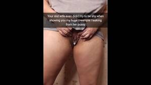 Cheating Cuckold Creampie - Oh, what a huge creampie leaking from my cheating pussy,hubby! -Cuckold  Snap Captions Porn Video - Rexxx