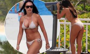 brunettes on nude beach - Tamara Ecclestone displays her curvy beach body in a tiny bikini as she  tops up her tan | Daily Mail Online