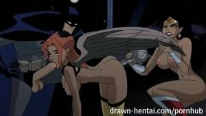 Justice League Sex Porn - Justice League Hentai - two Chicks for Batman Dick - Pornhub.com