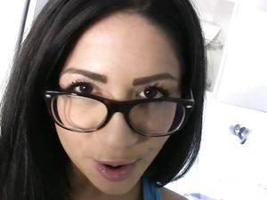 latina porn sunglasses - 8:19 Pull Out And Cum On The Cunt Of The Cute Brunette