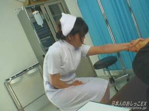 japan nurse pee - Japanese nurse piss her pantyhose - ThisVid.com