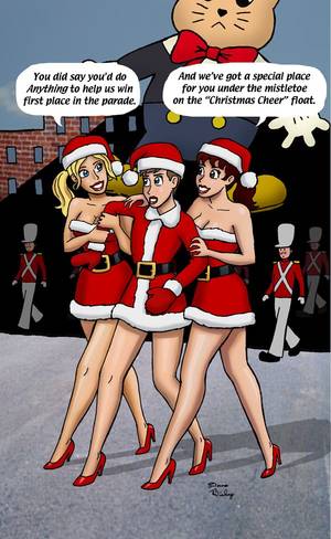 christmas toon sluts - sissy santa girl