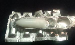 Liquid Suppository - To use, detach one suppository from the box, carefully peel apart the foil  from the top, and take the translucent white suppository out.