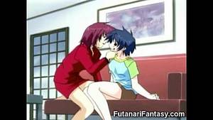 anime shemale fapping - Hentai Teen Turns Into Futanari!