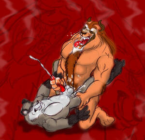 Beauty And The Beast Gay Furry Porn - Rule 34 - 2boys abs anal anal sex anthro balls beast (disney) beauty and  the beast biceps canine chest tuft closed eyes cum cum in ass cum inside  cumshot disney erection fangs