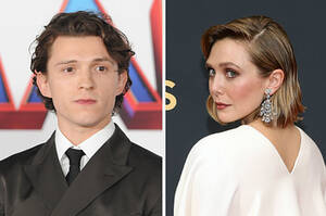 holland xxx - Tom Holland Got Career Advice From Elizabeth Olsen