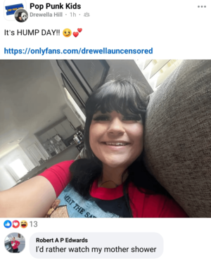 Naive Tricked Porn Caption - Girl advertising herself in the wrong group : r/rareinsults
