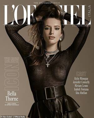 Bella Thorne Gallery - Bella Thorne bares all in sheer top on racy magazine cover as Pornhub  announces she's won an award | Daily Mail Online