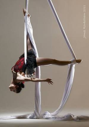 Aerialist Porn - a floating aerialist meets Bizet's Carmen...beautiful