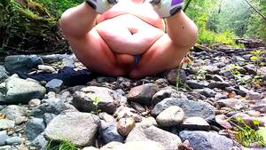 bbw naked hippie - Fat Hippie redhead masturbating by a creek naked PUBLIC velma voodoo -  XVIDEOS.COM