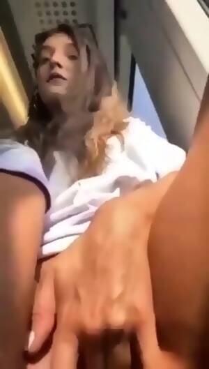 girl masturbating in bus - Hot Girl Masturbating And Cumming In The Bus - EPORNER