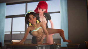 Ariel And Jasmine Sex - Futanari Porn - Redhead Ariel fucks Jasmine from Aladdin 3D Animation -  XNXX.COM