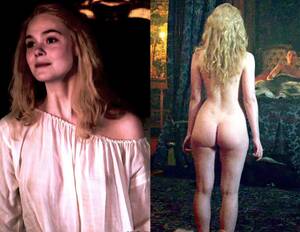 Dakota Fanning Nude Porn - Elle Fanning nude plot in â€œThe Greatâ€ released today