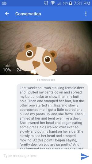 Deer Bestiality Porn - Deer porno, aka WHAT THE FUCK (rest in comments) : r/creepyPMs