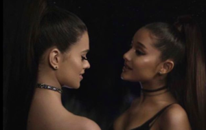 Ariana Grande Lesbian Sex Caption - Ariana Grande Has Lez Moment In New Video - GO Magazine