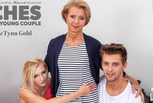 Mature Couple Cast - Online in HD Romana, Tyna Gold - Granny teaches a young couple the  1884x1060 (12.06.2020)