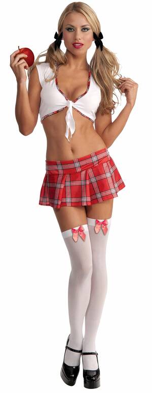 beautiful teen school girl - Buy Forum Novelties Women's Sexy Red School Girl Costume, Red Plaid,  X-Small/Small Online at Low Prices in India - Amazon.in