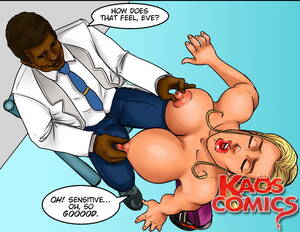 Black Doctor Cartoon Porn - Hot ebony doctor exams significant better titties of his naughty topheavy  medical patient in porn comics!