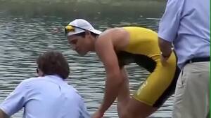 Gay Rower Porn - Rowing Stud Semierection in Public - CockDude.com