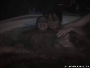 hot tub orgy college - Slut Sucks College Cock In Hot Tub Orgy - EPORNER