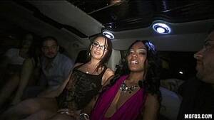 Black Party Girls Porn - party girls strip down in the back of the limo - XNXX.COM