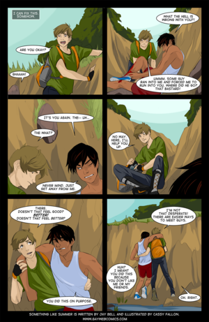 Comic Book Gay Porn - Part One â€“ Summer â€“ Page 015 â€“ Gay Comics â€“ featuring Something Like Summer  â€“ an LGBT love story