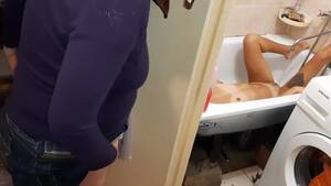 my girlfriend in the bathroom - Stepmom spies on my girlfriend in the bathroom and masturbates - Lesbian  Illusion Girls - Lesbian Porn Videos