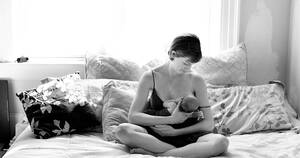 black sleeping tits - Breast-feeding selfies, portraits, let new moms flaunt nursing pride