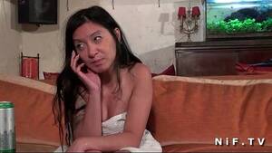 french asian whore - Dark haired asian french slut with tattoo's gets her ass hammered -  XVIDEOS.COM