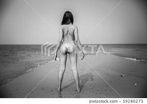 beach amateur naked selfies - Nude on Beach - Stock Photo [39280273] - PIXTA