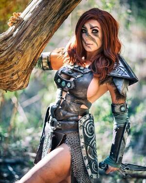 Aela The Huntress Porn - slightly NSFW) Jessica Nigri shows off her self-made Aela the Huntress  outfit, inspired by The Elder Scrolls: Skyrim. : r/gaming