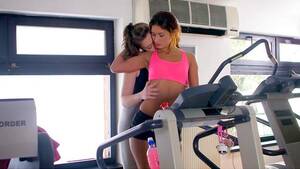 lesbian gym seduce - Sporty whores are using the gym for their lustful lesbian adventures - Hell  Porno