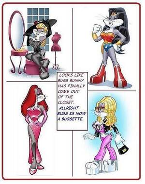 crossdresser toons - Cross dressing is \