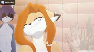 furry shower handjob - Wet cum adventures in the shower with furry friends