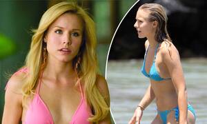 Kristen Bell Fucking - Kristen Bell of Veronica Mars and Frozen fame says she has 'always wanted  to do naked yoga' | Daily Mail Online