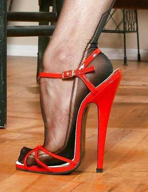 Ankle Strap High Heels Stockings Porn - stockingobsessed: â€œExtreme fetish stiletto sandals and spectacular FF  stockings. Porn for those who love such things :) â€
