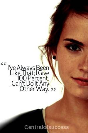 Emma Watson Porn Captions Slave - Best Emma Watson Quotes with Images â‹† Centralofsuccess