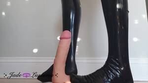 latex stockings dildo - Dildo CBT in Latex Stockings - Pornhub.com