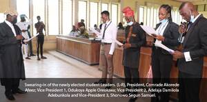 drunk upskirt eating cock - Newly Elected Students' Union Leaders Inaugurated â€¦ Lauds Management over  maiden Online Voting Process â€“ CCED