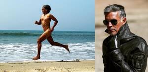 nude beach clip art - Milind Soman charged over Nude Photo on Goa Beach | DESIblitz