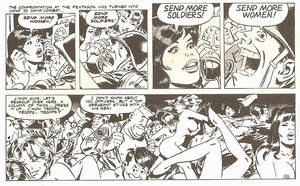 hot cartoon porn sally forth - Wallace Wood, Sally Forth. In contrast Sally Forth was well of its time  (the sixties and early seventies). Here Sally and her companions reenact  (with a ...