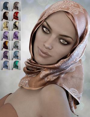 Daz 3d Porn - X-Fashion Hijab for Genesis 3 Female(s) | 3D Models and 3D