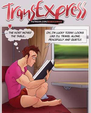 Comic Book Gay Porn - Bobocomics â€“ Transexpress (Gay Comic) - Porn Cartoon Comics